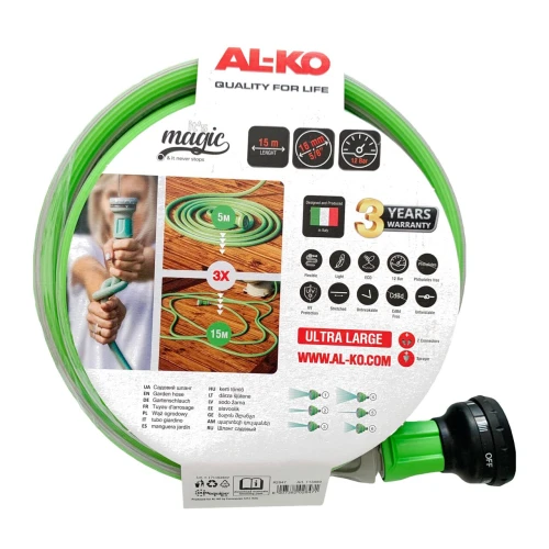 Шланг садовий AL-KO Magic Soft 5/8" (15 м) (113889)