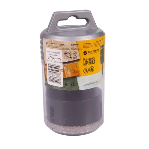 Коронка алмазная Baumesser DDR-V 70x30xS10 Keramik Pro (910278018185)