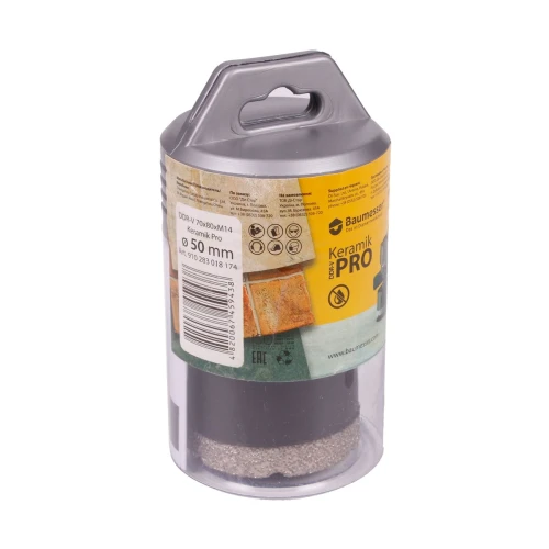 Коронка алмазная Baumesser DDR-V 50x30xM14 Keramik Pro (910283018174)