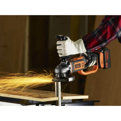 Шліфувальна машина кутова акумуляторна BLACK+DECKER BCG720M1 (BCG720M1)