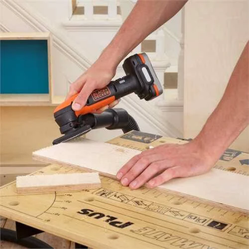 Шліфувальна машина вібраційна акумуляторна BLACK+DECKER BDCDS12N (без АКБ і ЗП) (BDCDS12N)