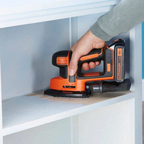 Шліфувальна машина вібраційна акумуляторна BLACK+DECKER BDCDS18N (без АКБ і ЗП) (BDCDS18N)