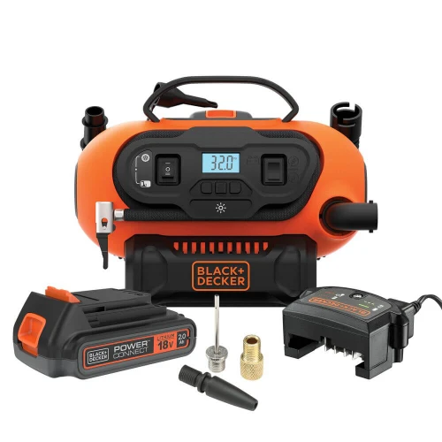 Компрессор автомобильный аккумуляторный BLACK+DECKER BDCINF18N (BDCINF18N)