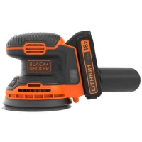 Шлифмашина эксцентриковая аккумуляторная Black+Decker BDCROS18 (АКБ и ЗУ) (BDCROS18)