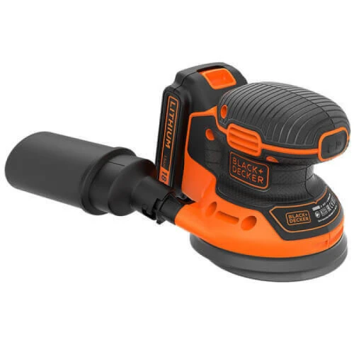 Шліфувальна машина ексцентрикова акумуляторна Black+Decker BDCROS18 (АКБ і ЗП) (BDCROS18)