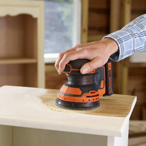 Шліфувальна машина ексцентрикова акумуляторна Black+Decker BDCROS18 (АКБ і ЗП) (BDCROS18)