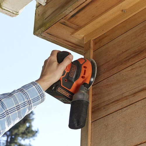 Шліфувальна машина ексцентрикова акумуляторна Black+Decker BDCROS18 (АКБ і ЗП) (BDCROS18)