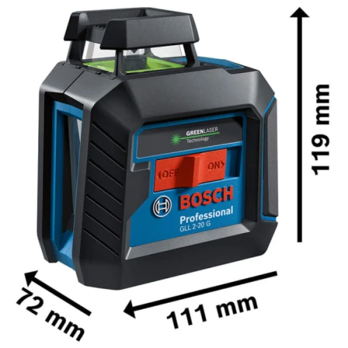 Лазерний нівелір Bosch Professional GLL 2-20 G з тримачем (0601065000)