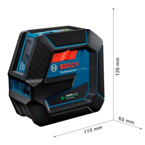 Лазерний нівелір Bosch Professional GCL 2-20 G зі штативом і тримачем (0601066M01)
