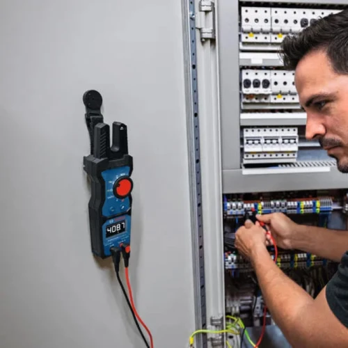 Вилочный измеритель Bosch GFM 1000-15 Professional с магнитным подвесом MH 1 (0601077401)