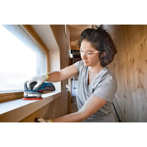 Ексцентрикова шліфувальна машина акумуляторна Bosch Professional GEX 18V-125 (без АКБ і ЗП) (0601372201)