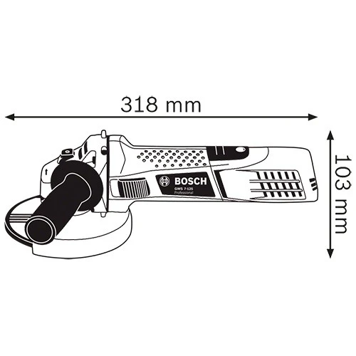 Угловая шлифовальная машина Bosch GWS 7-125 (0601388108)