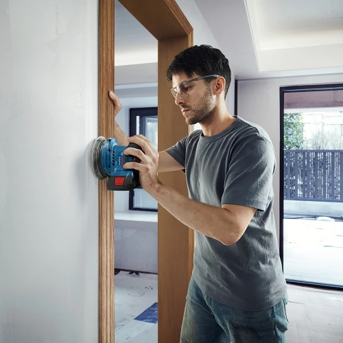 Акумуляторна ексцентрикова шліфмашина Bosch GEX 185-LI Professional без АКБ і ЗП (06013A5020)