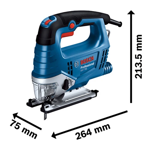 Електричний лобзик Bosch GST 750 (06015B4121)