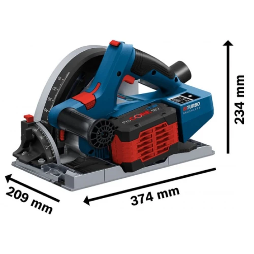 Акумуляторна занурювальна дискова пила Bosch Professional GKT 18V-52 GC (без АКБ і ЗП) (06016B4000)