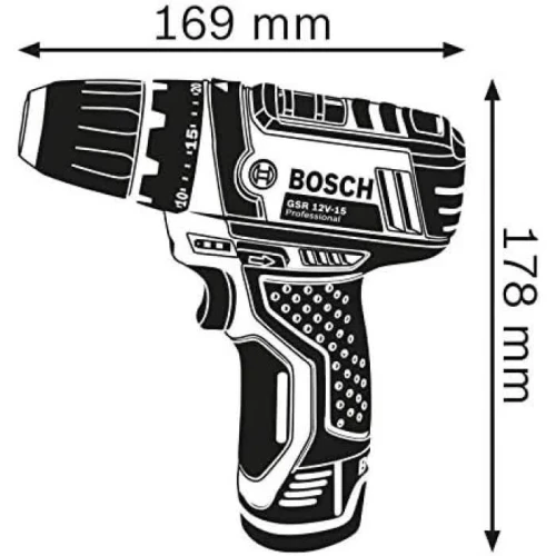 Акумуляторний шурупокрут Bosch Professional GSR 12V-15 (060186810G)