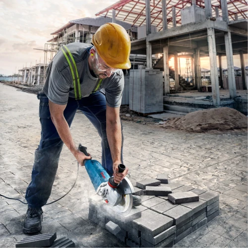 Кутова шліфувальна машина Bosch Professional HEAVY DUTY GWS 27-230 J (06018C5320)