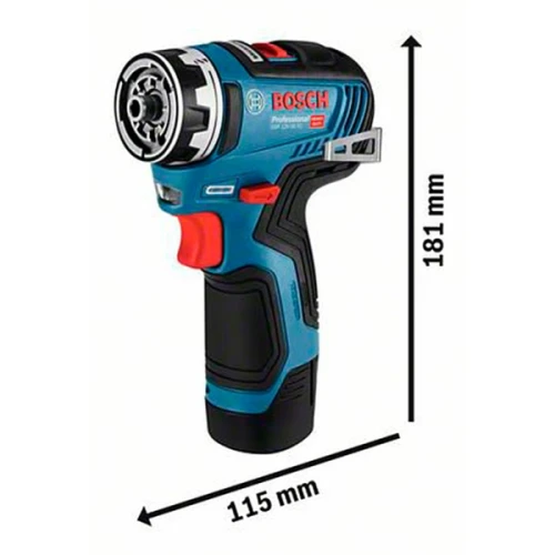 Аккумуляторная дрель-шуруповерт Bosch Professional GSR 12V-35 FC (без АКБ и ЗУ) (06019H3004)