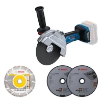 Акумуляторна кутова шліфувальна машина Bosch GWS 18V-180 P (без АКБ і ЗП) (06019H6L01)