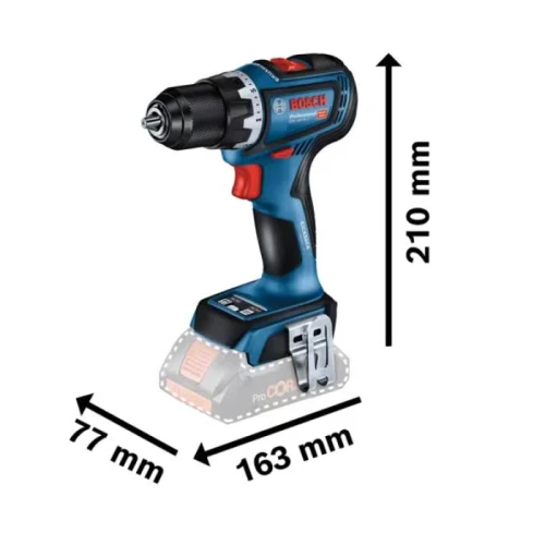 Акумуляторний дриль-шурупокрут Bosch Professional GSR 18V-90 C (АКБ + ЗП) (06019K6006)