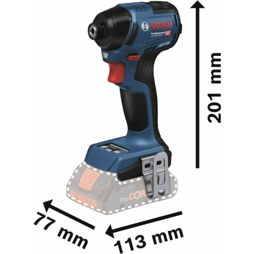 Акумуляторний ударний гайковерт Bosch Professional GDR 18V-220 C (без АКБ і ЗП) (06019L6000)