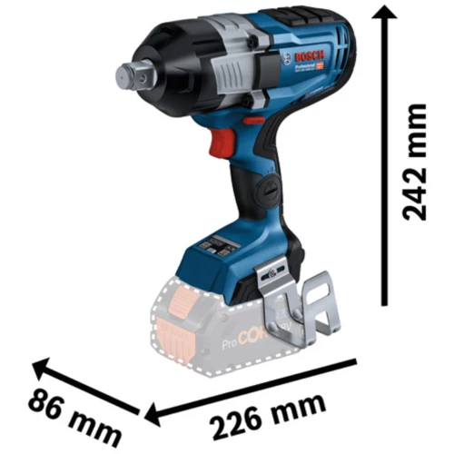 Акумуляторний ударний гайковерт Bosch GDS 18V-1600 HC Professional (без АКБ і ЗП) (06019M1000)