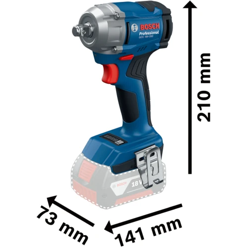 Акумуляторний ударний гайковерт Bosch GDS 18V-350 (без АКБ і ЗП) (06019M5020)