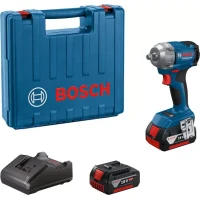 Акумуляторний ударний гайковерт Bosch GDS 18V-350 у кейсі (АКБ і ЗП) (06019M5021)