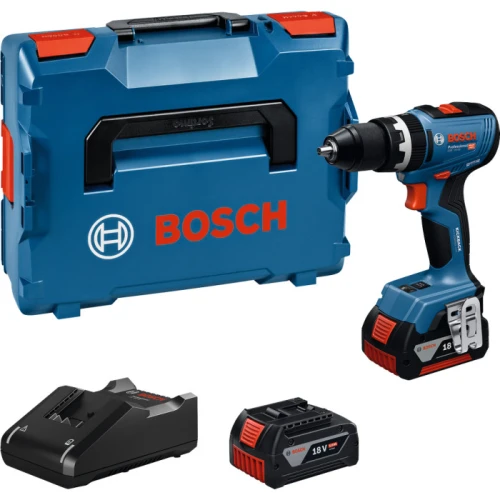 Аккумуляторная ударная дрель-шуруповерт Bosch GSB 18V-65 Professional L-BOXX (АКБ и ЗУ) (06019N3303)