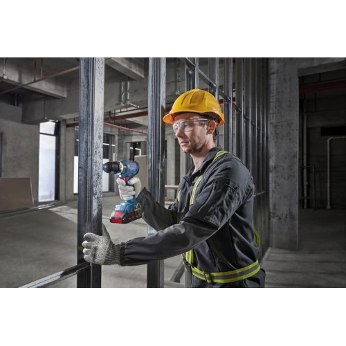 Аккумуляторная ударная дрель-шуруповерт Bosch GSB 18V-65 Professional L-BOXX (АКБ и ЗУ) (06019N3303)