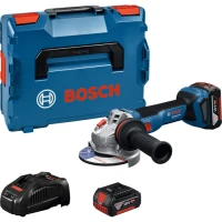 Аккумуляторная угловая шлифовальная машина Bosch GWS 18V-11 S Professional L-BOXX (АКБ и ЗУ) (06019N4002)