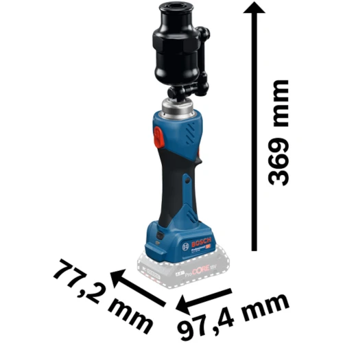 Аккумуляторный гидравлический пробойник для металла Bosch GLH 18V-60 Professional в кейсе (без АКБ и ЗУ) (06019P0200)