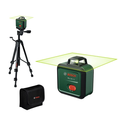 Лінійний лазер зі штативом та чохлом Bosch PLL 360-1G Set (0603663M01) 