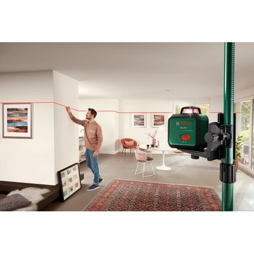 Лінійний лазер зі штативом та чохлом Bosch PLL 360-1G Set (0603663M01) 