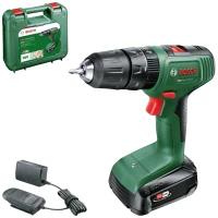 Аккумуляторная ударная дрель-шуруповерт Bosch EasyImpact 18V-40 (АКБ + ЗУ) (06039D8107)
