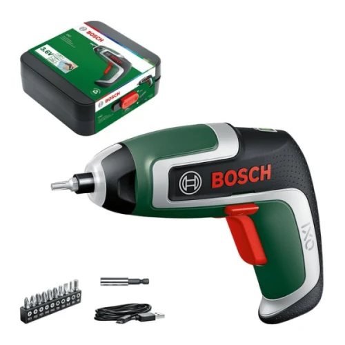 Акумуляторна викрутка Bosch IXO 7 з набором біт (06039E0020)