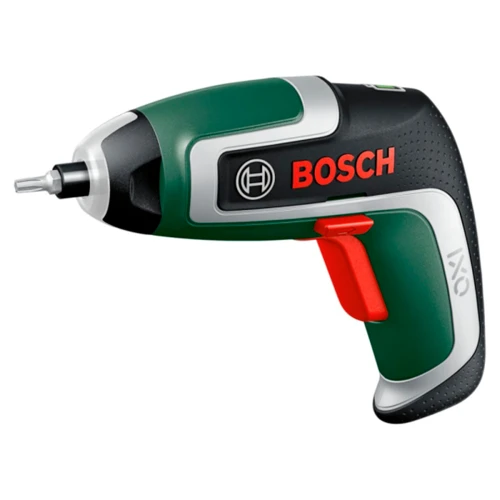 Аккумуляторная отвертка с набором адаптеров и бит Bosch IXO 7 (06039E0021)