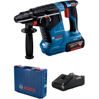 Аккумуляторный перфоратор Bosch GBH 187-LI Professional + 1 АКБ и ЗУ + Кейс (0611923022) 