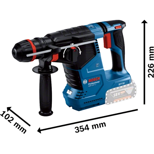 Аккумуляторный перфоратор Bosch GBH 187-LI Professional + 1 АКБ и ЗУ + Кейс (0611923022) 