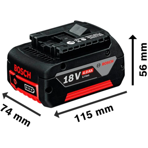 Набір акумуляторних інструментів Bosch Professional 18 В GSR 18V-45 / GWS 18V-8 (АКБ і ЗП) (0615A5007N)