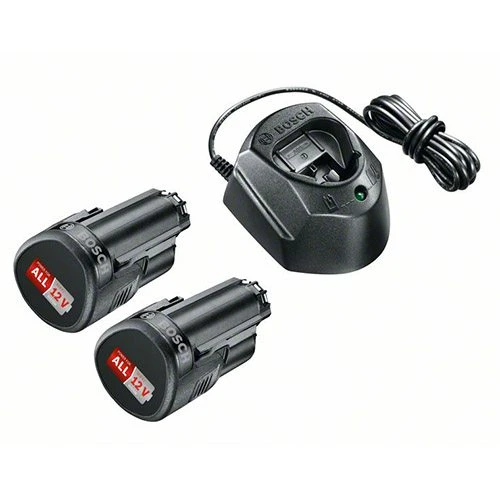 Стартовый набор из аккумуляторов и зарядного устройства Bosch 12 В (1600A01L3E)