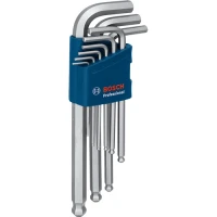 Набір Г-подібних ключів Bosch Hex Ball (9 шт.) (1600A01TH5)