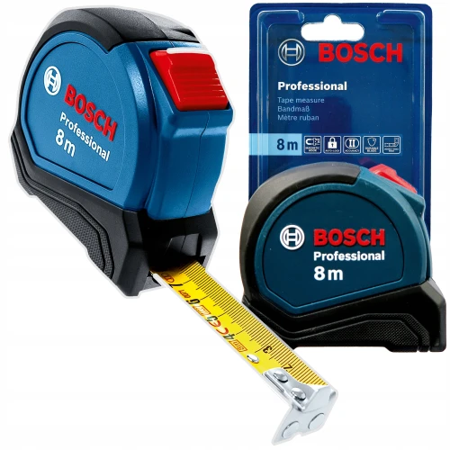 Рулетка вимірювальна Bosch Professional Autolock 8 м (1600A01V3S)