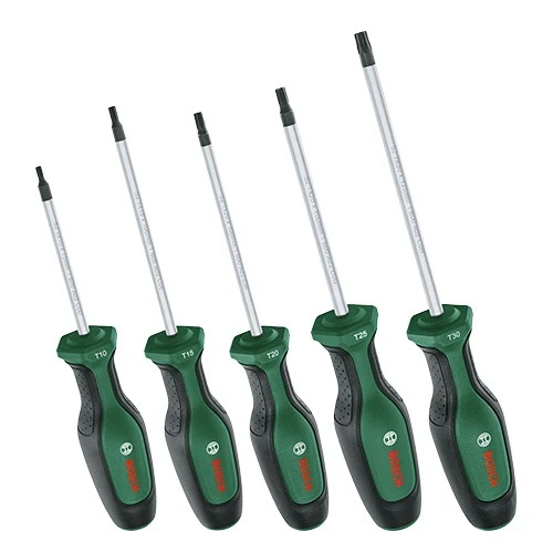 Набір викруток зіркоподібних Bosch Torx TX10 - TX30 (5 шт.) (1600A02BX6)