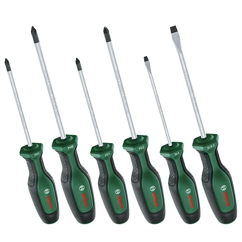 Комбінований набір викруток Bosch SL/PH/PZ (6 шт.) (1600A02BX7)