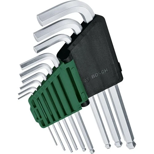 Набор Г-образных ключей Bosch Hex Ball (9 ед.) (1600A02BX9)