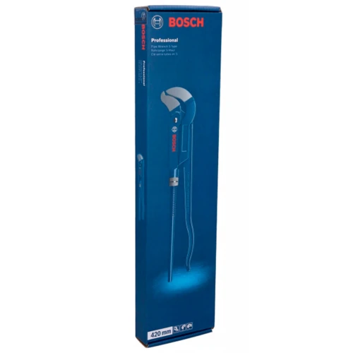 Сантехнічний розвідний трубний ключ Bosch під 45°, 420 мм (1600A02W3T)