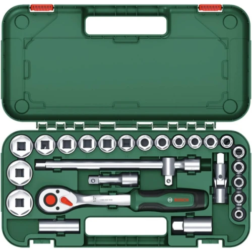 Набор торцевых головок, насадок и бит Bosch (25 шт.) (1600A02Z9F)