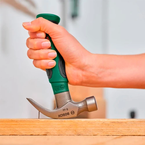 Молоток-гвоздодер компактный Bosch Professional с весом головки 225 г (1600A02ZA3)