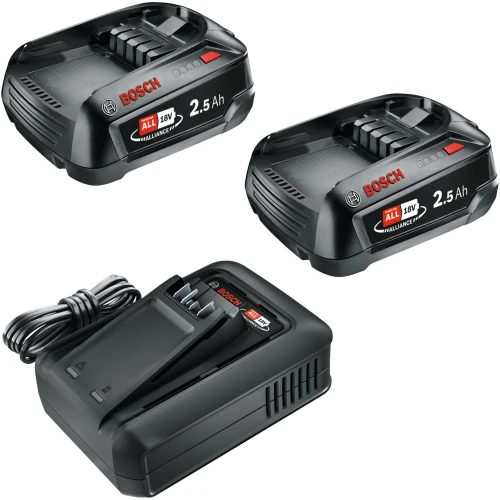 Стартовый набор Bosch Starter-Set 18V (2 АКБ и ЗУ) (1600A031T5)